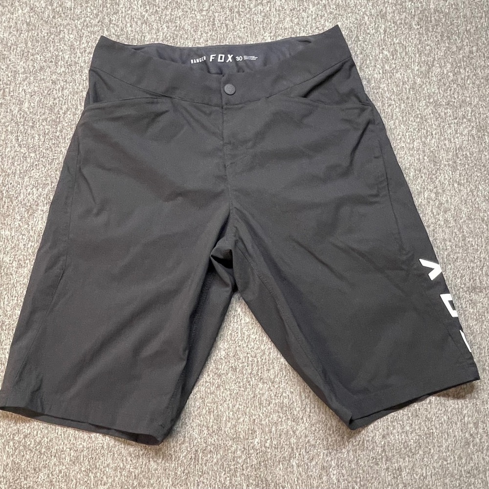 Fox Racing Ranger Mens Black Mountain Bike MTB‎ Shorts Size 30 Ripstop